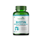 Simply Herbal Biotin 10000mcg Capsule With Keratin & Amino Acids for Hair, Skin & Nails (90 Capsules)