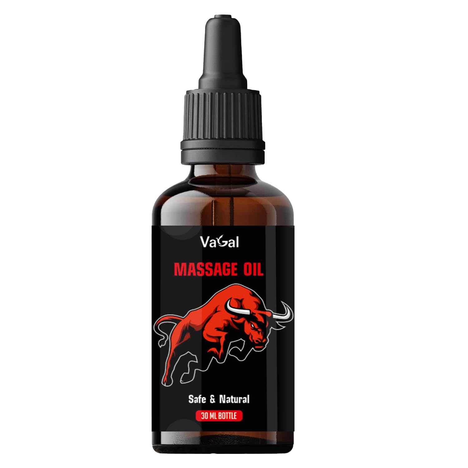Vagal Pure Ayurvedic Massage Oil For Men | Premium Blended Ashwagandha & Shilajit Massage Oil For Men 30ML (1)