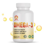 Royal Swag Omega 3 Fish Oil 1250mg - High Potency EPA & DHA (60 Capsules)