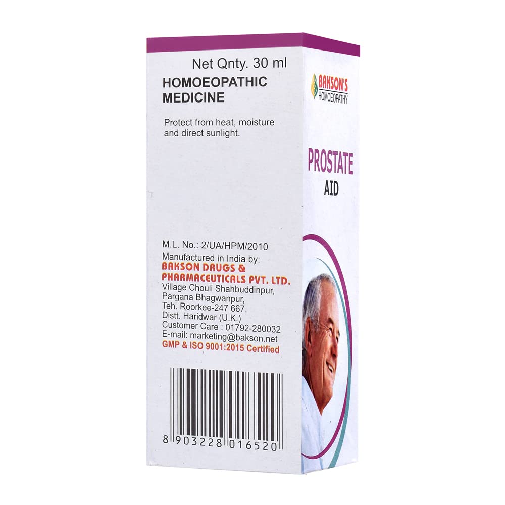 Bakson's Prostate Aid Drop - 30ml - Pack of 2