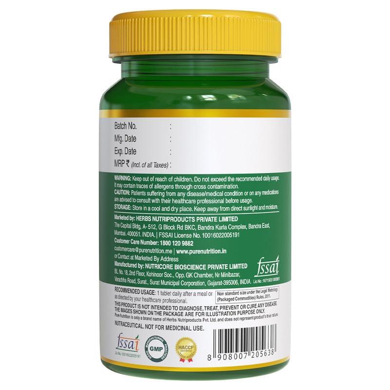 Pure Nutrition Multivitamin for Men Tablet | For Healthy Bones & Immunity | Tablet