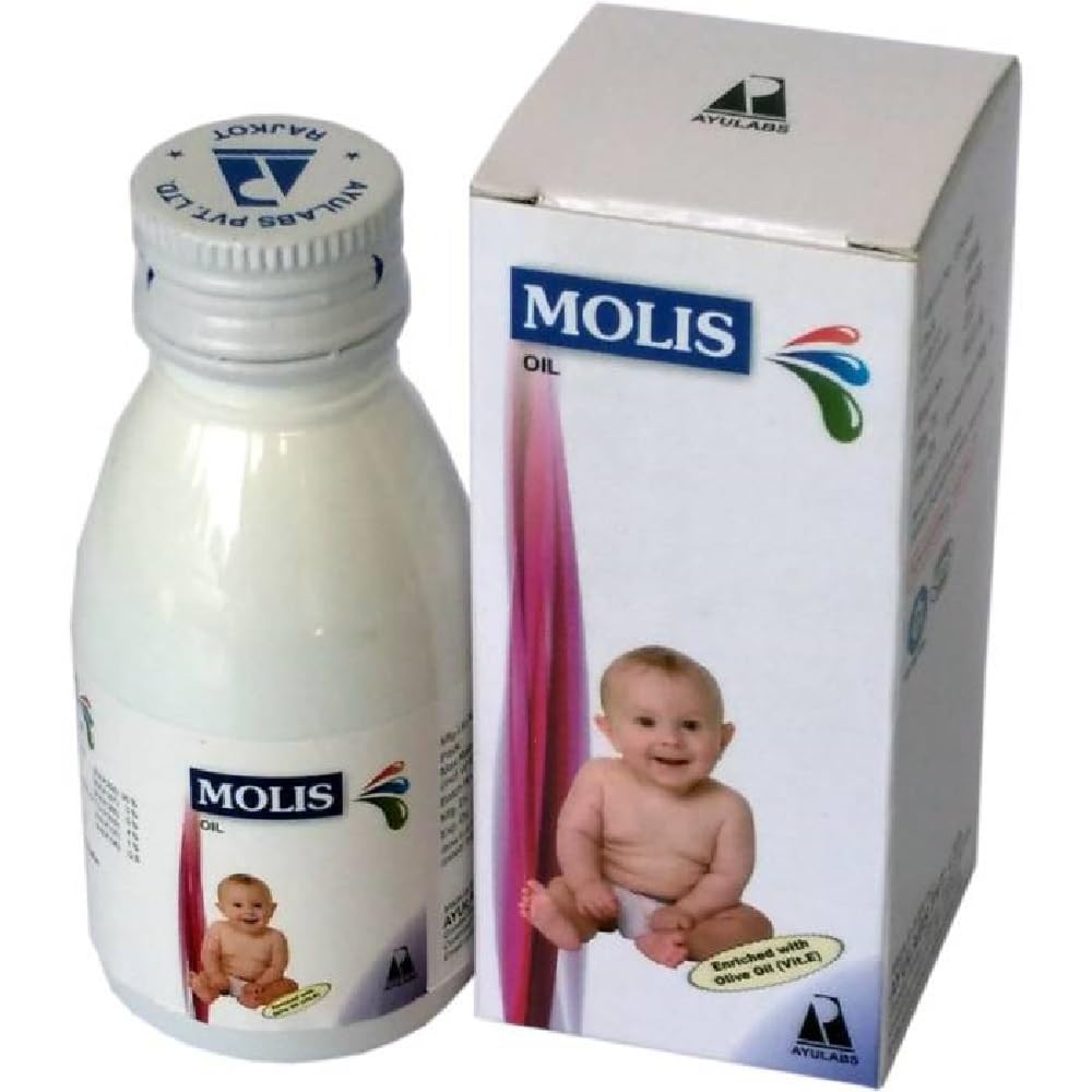 Ayulabs Molis Oil | For Body Pain, Muscle Stiffness & Joint Care | 60 ml