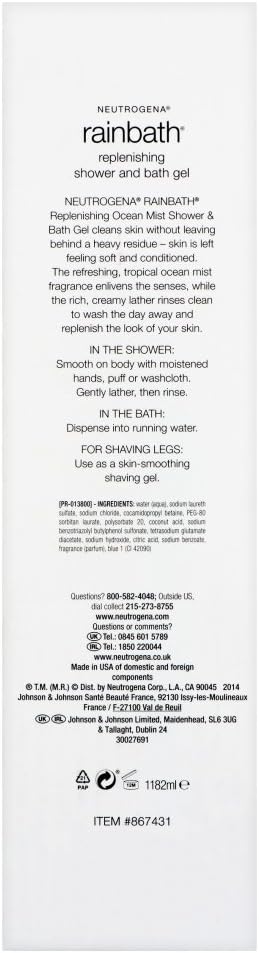 Rainbath Replenishing Shower and Bath Gel-Ocean Mist - 16 Oz - 473ml