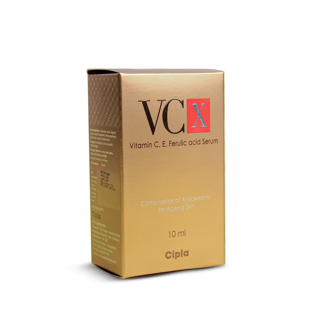 Vcx Vitamin C, E & Ferulic Acid Serum | Antioxidant Face Care Product for Ageing Skin, Dull Skin