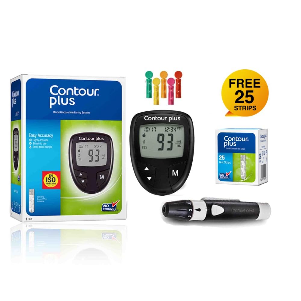 Contour Testing Solution Contour Plus Sugar Testing Machine: Buy the kit at Gudhealthy - GudHealthy