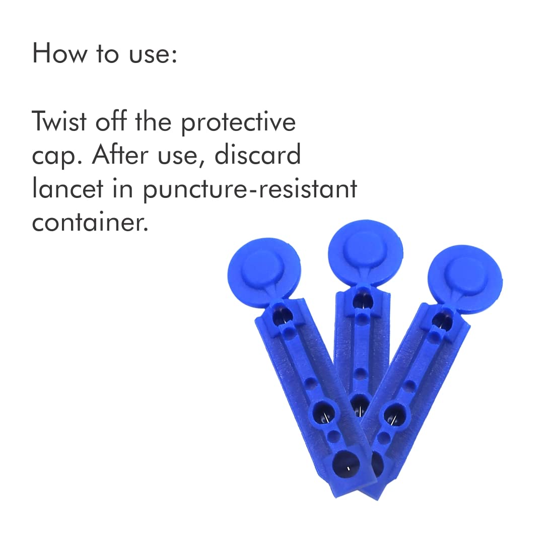 AccuSure Round Blood Lancets (100 Each)