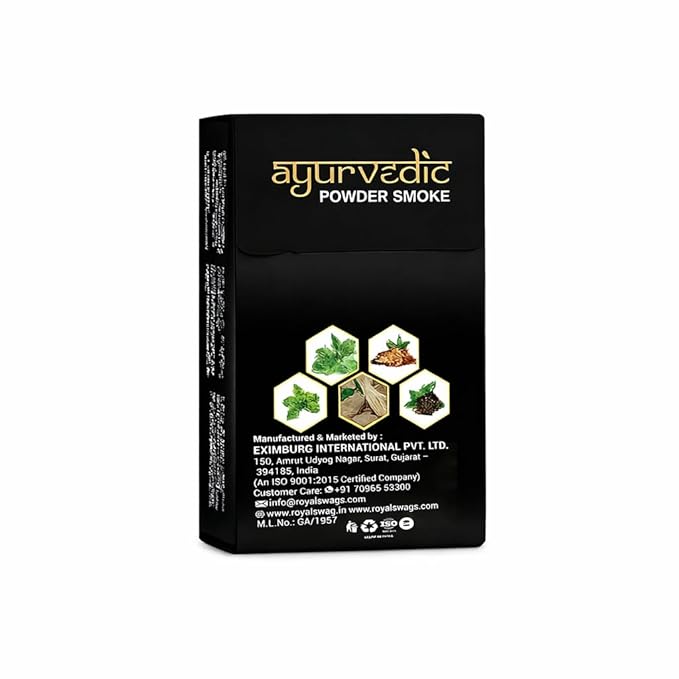 Royal Swag Ayurvedic Herbal Wellness Sticks Regular Flavour - 100% Tobacco & Nicotine Free (20 Sticks)