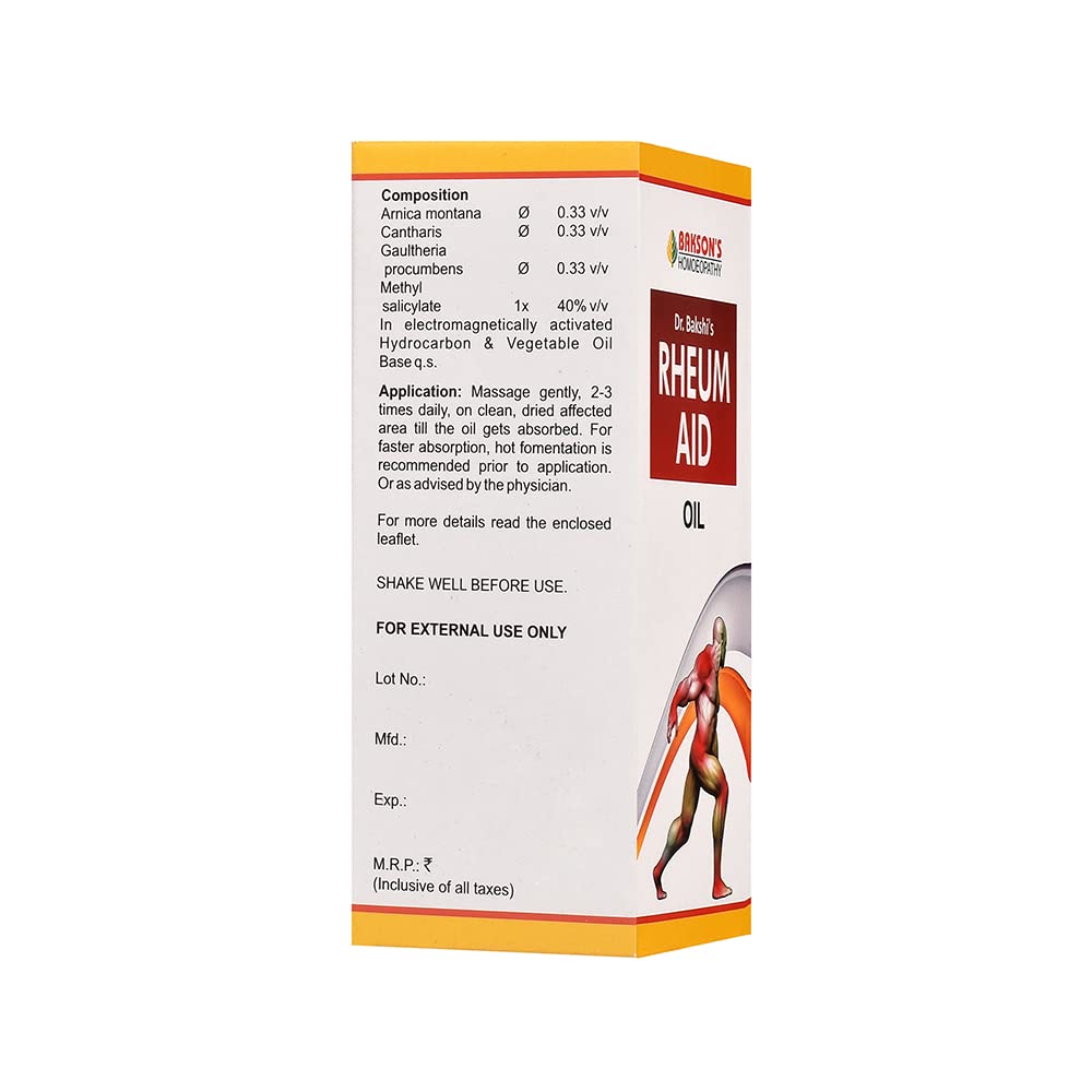 Baksons Rheum Aid Oil - 115ml - Pack of 2
