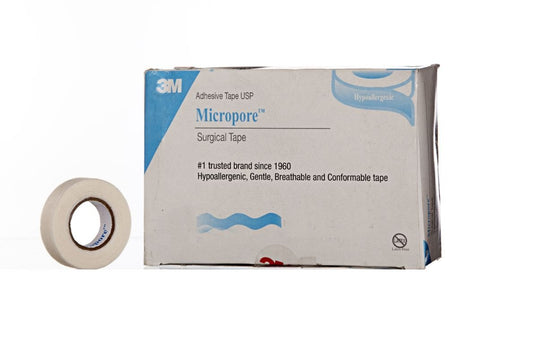 3M 1530-1 Micropore Hypoallergenic Surgical Tape 2.5cm