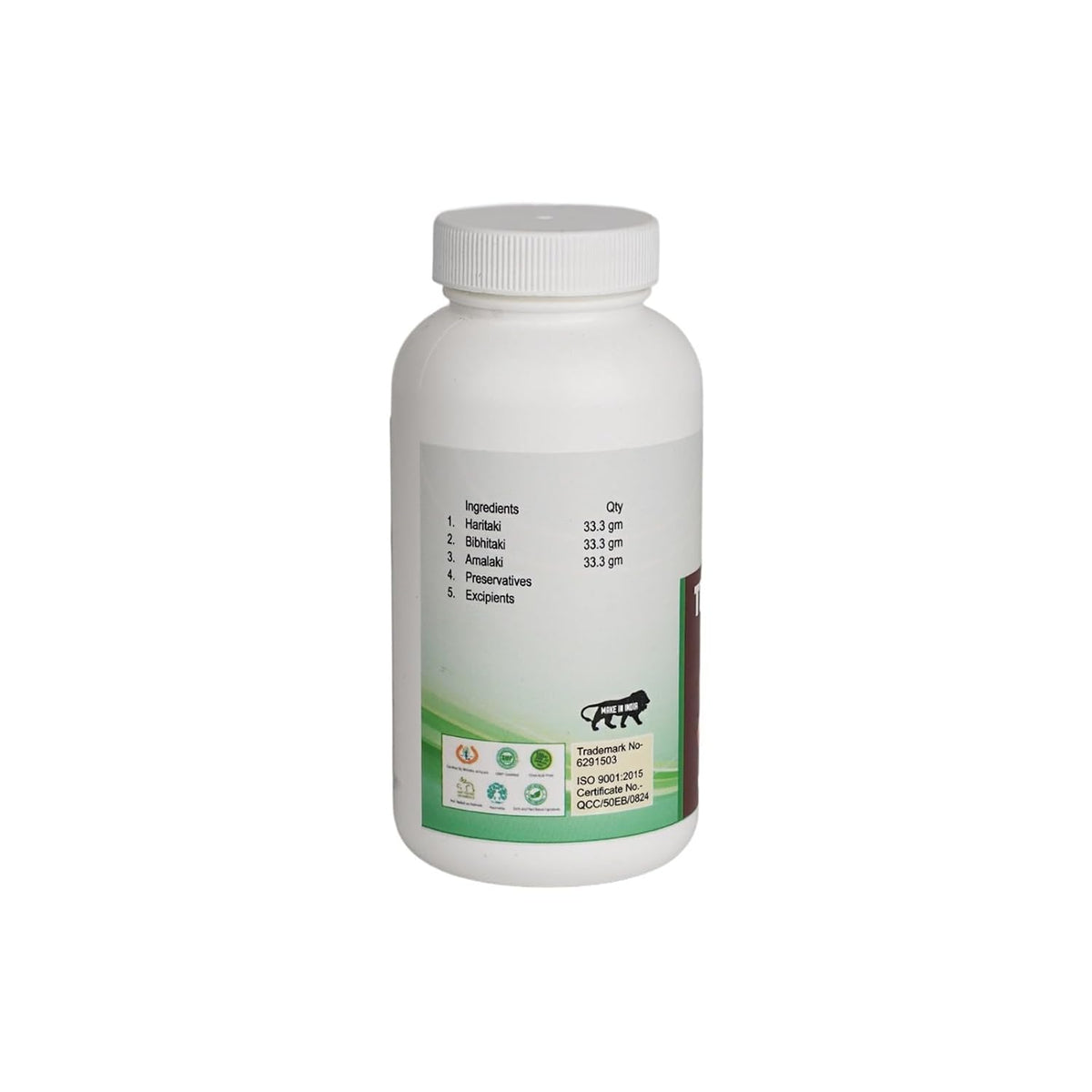 Paartha Triphala Churan – Ayurvedic Herbal Powder for Digestive & Gut Wellness Support – 100g