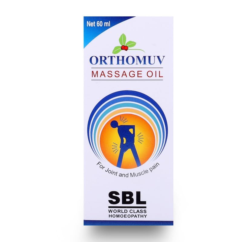 SBL Orthomuv Massage Oil - 60ml - Pack of 2