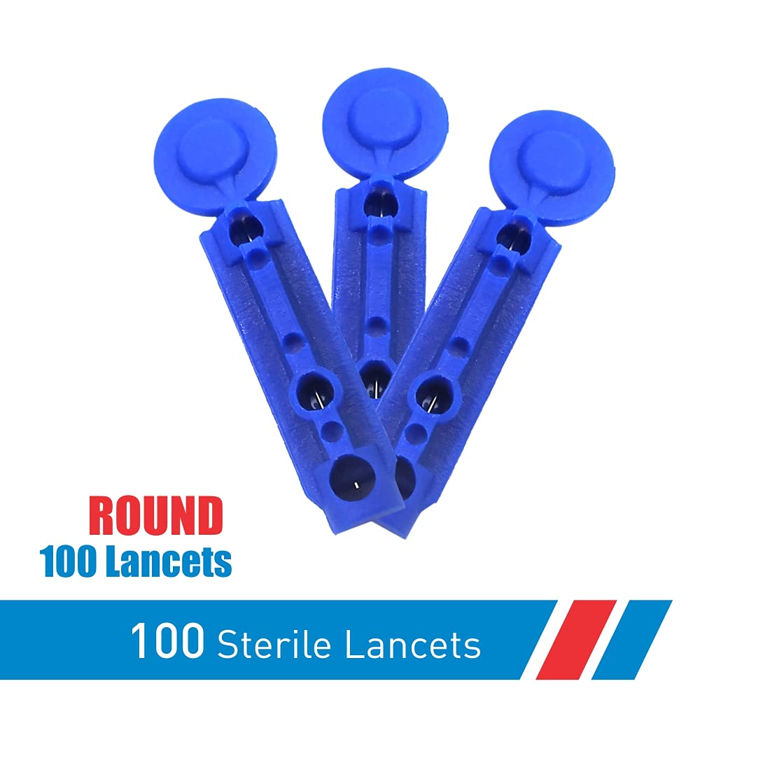 AccuSure Round Blood Lancets (100 Each)