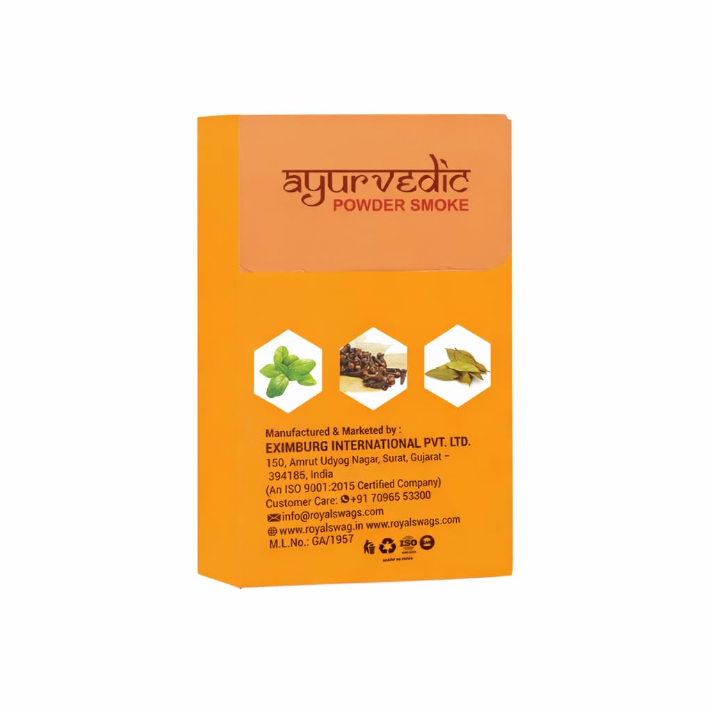 Royal Swag Ayurvedic Herbal Wellness Sticks Frutta Flavour - 100% Tobacco & Nicotine Free Sticks
