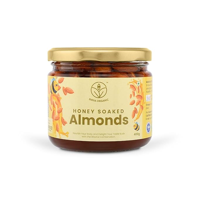 Shiva Organic’s Almonds Soaked In Organic Honey