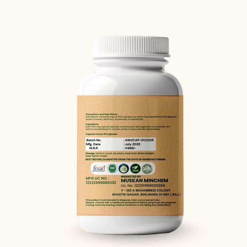 Zaynura Ayurveda Zayn Ashwagandha extract Capsule