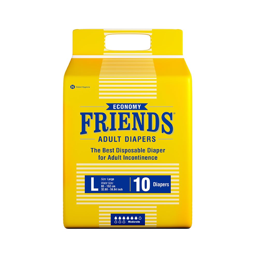 Friends Economy Adult Diaper Tape Large -10 Diapers