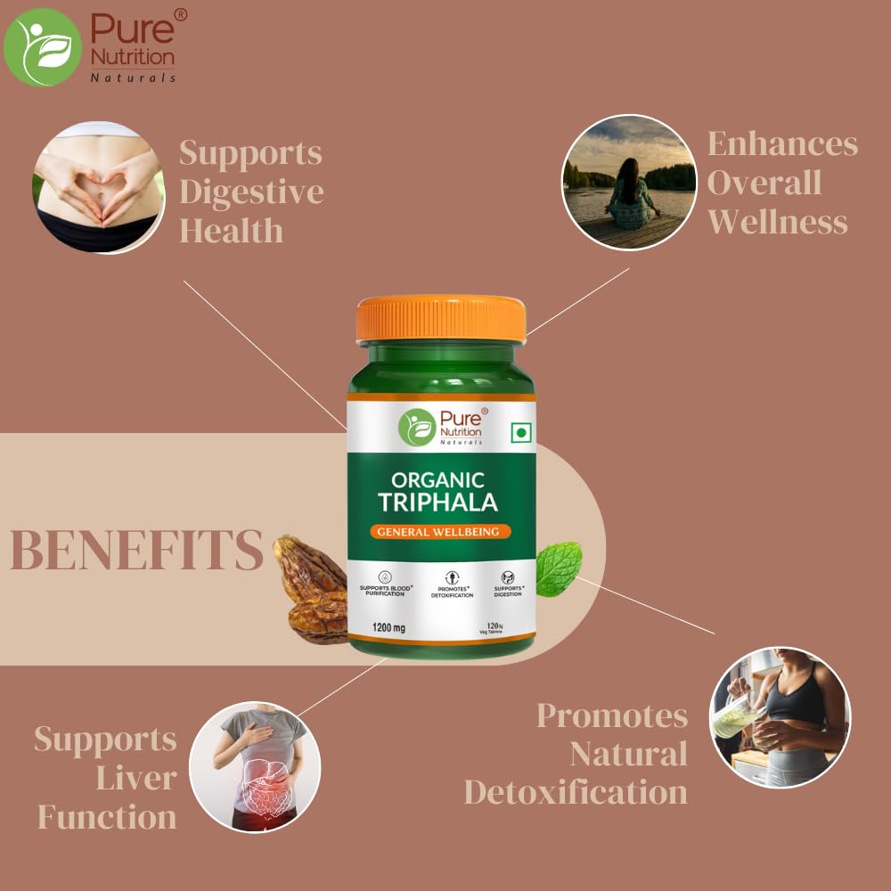 Pure Nutrition Organic Triphala Tablets