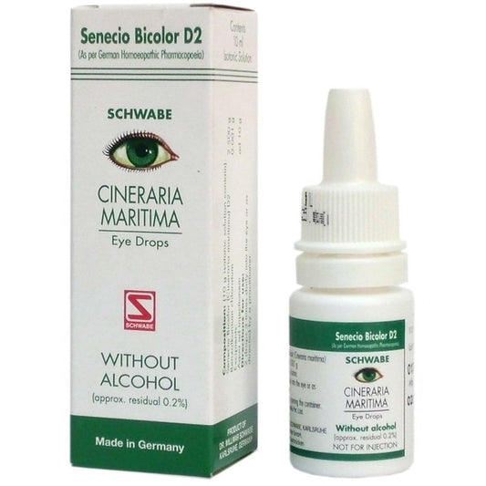 Dr Willmar Schwabe Germany Cineraria Maritima Without Alcohol Eye Drop - 10ml
