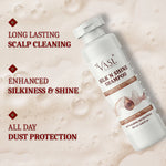Vasl Silk n Shine Shampoo 500ml - Gloss Boosting Smoothing Hair Wash