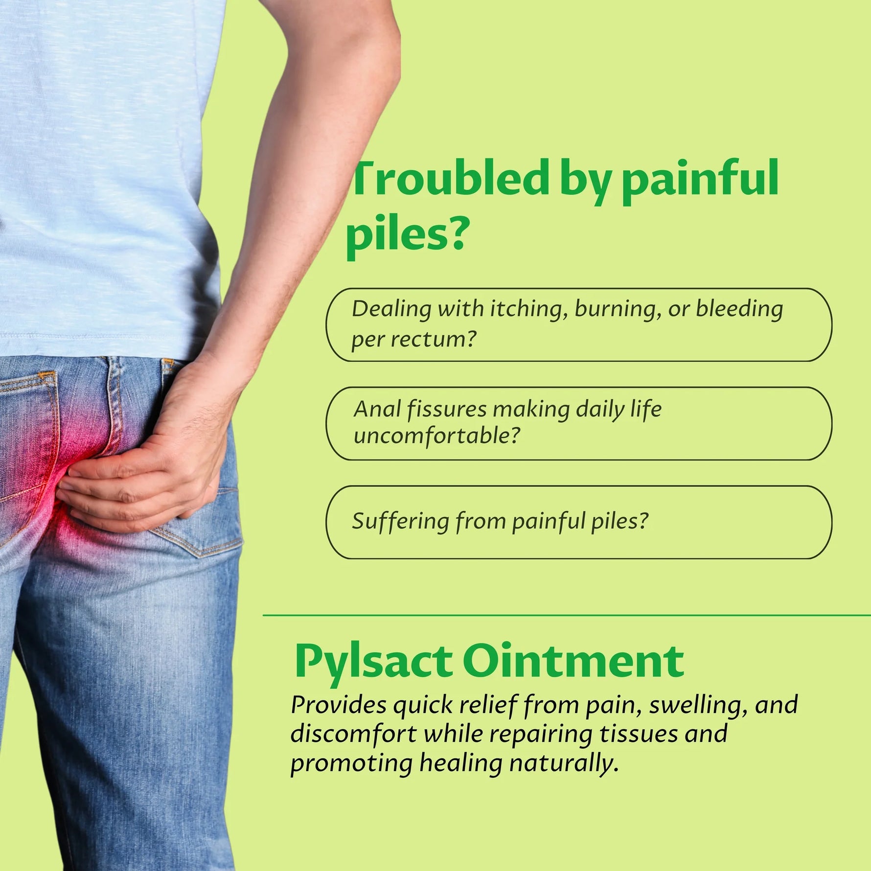 Millennium Herbal Care Pylsact Ointment (10gm Each) - Pack of 5
