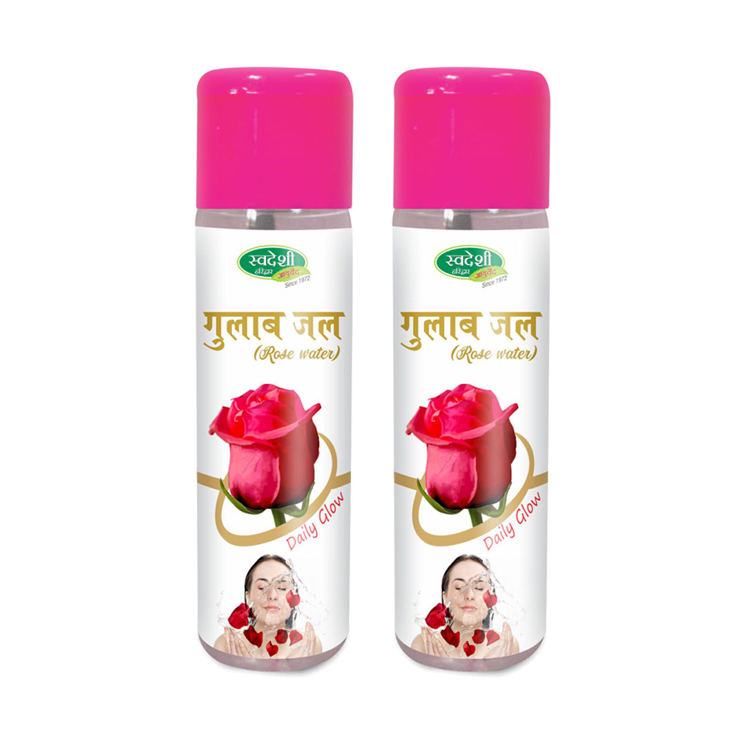 Pack of 2 Rose Water 100ml for Face & Skin  for Hydration, Freshness, Glowing Skin & Daily Skincare.