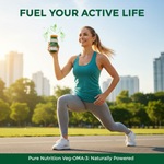 Pure Nutrition Veg Omega-3 Capsules 1600mg (Algae Source) – EPA 30% & DHA 10% - 60 Capsules