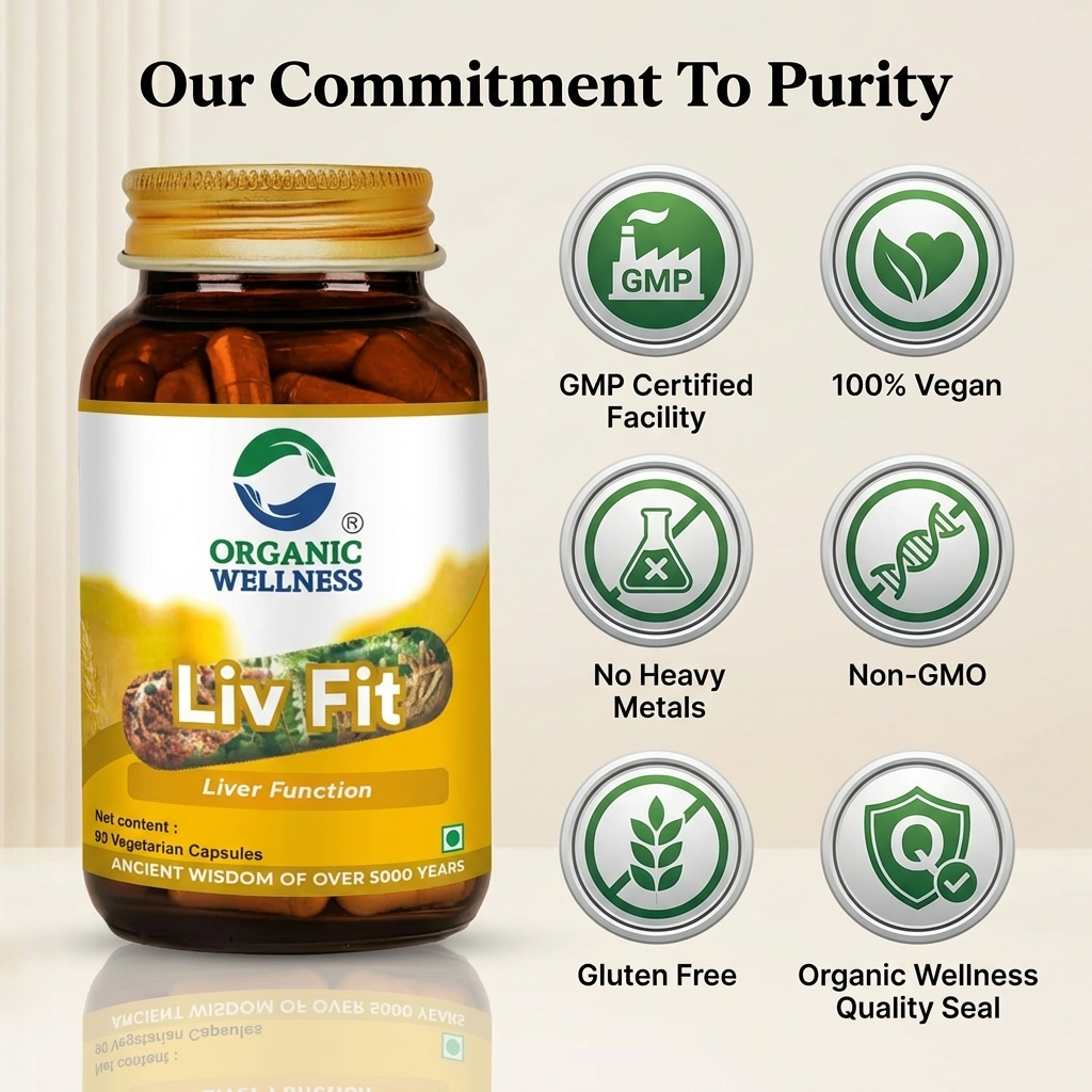 Organic Wellness Liv Fit Capsules - 90 Capsules
