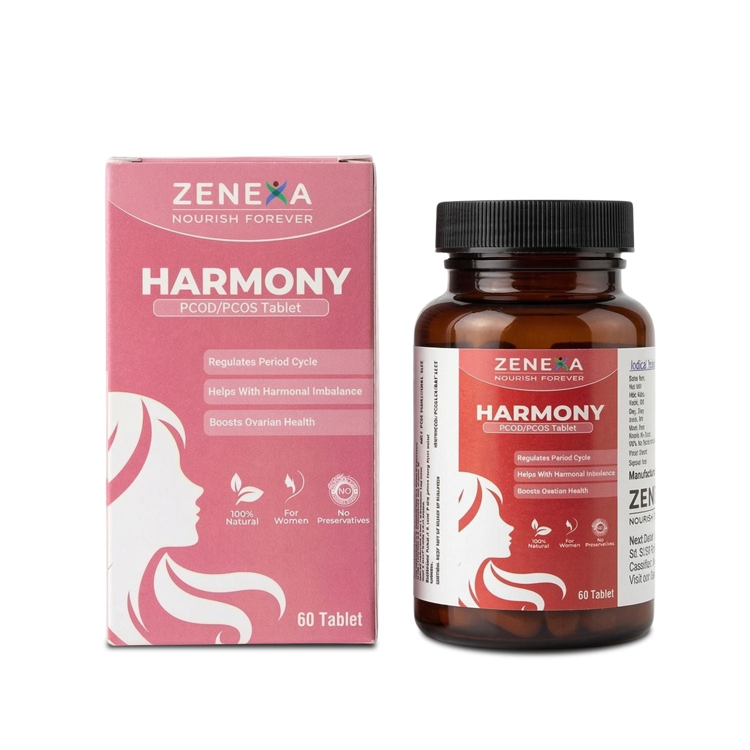 Zenexa Harmony Myo-Inositol & D-Chiro Inositol Tablets 60 Tablets