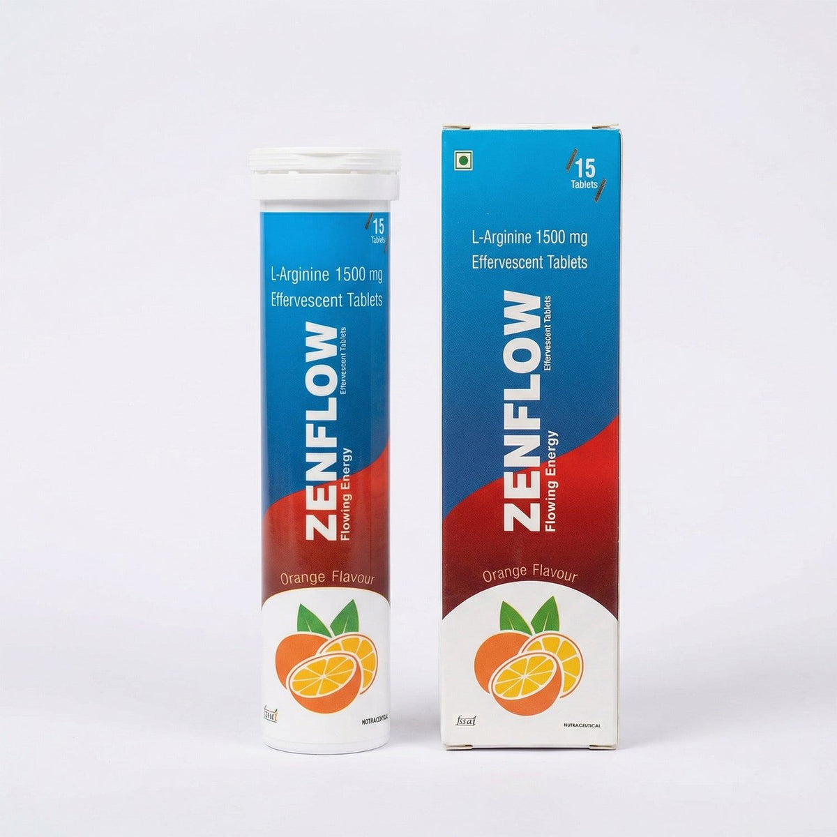 Zenexa Zenflow L-Arginine 1500mg Nitric Oxide Effervescent Tablets 15 Tablets