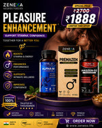 Zenexa Men's Vitality Combo – Zenergy Pro, Premazen & Alpha-M | Set of 3