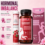 Zenexa Women's Wellness Combo – Alpha-W Multivitamin, Harmony & Zenglow Collagen Set of 3