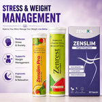 Zenexa Stress & Weight Management Combo – Zenslim, Zenslim Pro & Zenrest Set of 3