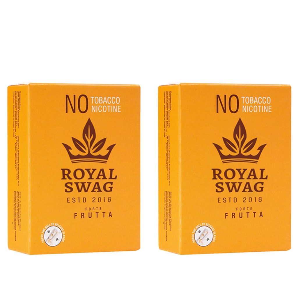 Royal Swag Herbal Cigarettes Frutta Flavour - Tobacco Free (60 Sticks - Pack of 3)