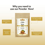 Khadi Ubtan Leaf Powder for Face & Body | 100% Natural Ayurvedic Ubtan Powder | De-Tan, Skin Brightening & Deep Cleansing Care | Herbal Bridal Glow Face & Body Pack | For All Skin Types | 100 gm