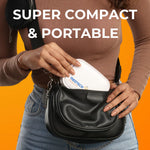 MEDTECH® Travelite USB-C Powered Portable Nebulizer | Super Compact and Portable Travel DC Nebulizer Machine with Complete Adult and Child Mask & Travel Pouch | 2 Years Warranty