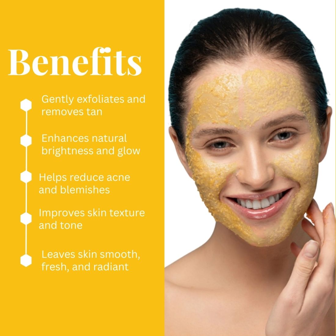 Kayee Ayurveda Ubtan Face Scrub for Glowing & Smooth Skin | Herbal Ayurvedic Ubtan Facial Scrub for Gentle Exfoliation, Deep Cleansing & Dead Skin Removal | Helps Remove Dirt, Excess Oil & Impurities for Soft, Fresh & Radiant-Looking Skin