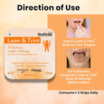 HealthAid Lean & Tirm ThiSolves Disintegrating Strip Mixed Berry Sugar Free - 30 Oral Strip