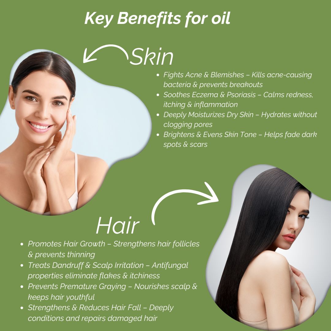 Utkrisht Khadi Pure Neem Oil | For Hair & Skin | Anti-Dandruff, Hair Fall Control & Scalp Nourishment