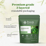 Bixa Botanical Rosemary Dry Leaves | Top-Grade Sourced From Egypt | Culinary Seasoning & Natural Hair Growth Rinse - 120gm