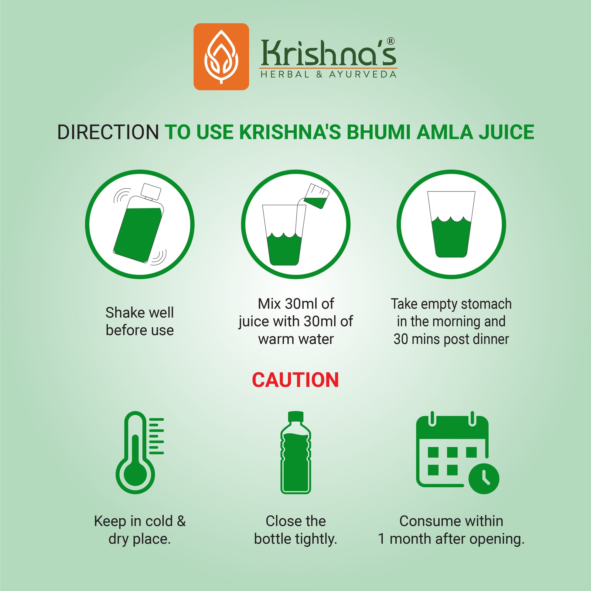 Krishna's Herbal & Ayurveda Bhumi Amla Juice 1000ml