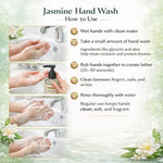 Kayee Ayurveda Jasmine Hand Wash | Gentle Herbal Liquid Hand Wash with Jasmine | Cleansing Hand Wash for Clean, Fresh & Soft-Feeling Hands | Daily Hand Hygiene & Refreshing Floral Care | Suitable for Everyday Use | 500 ml