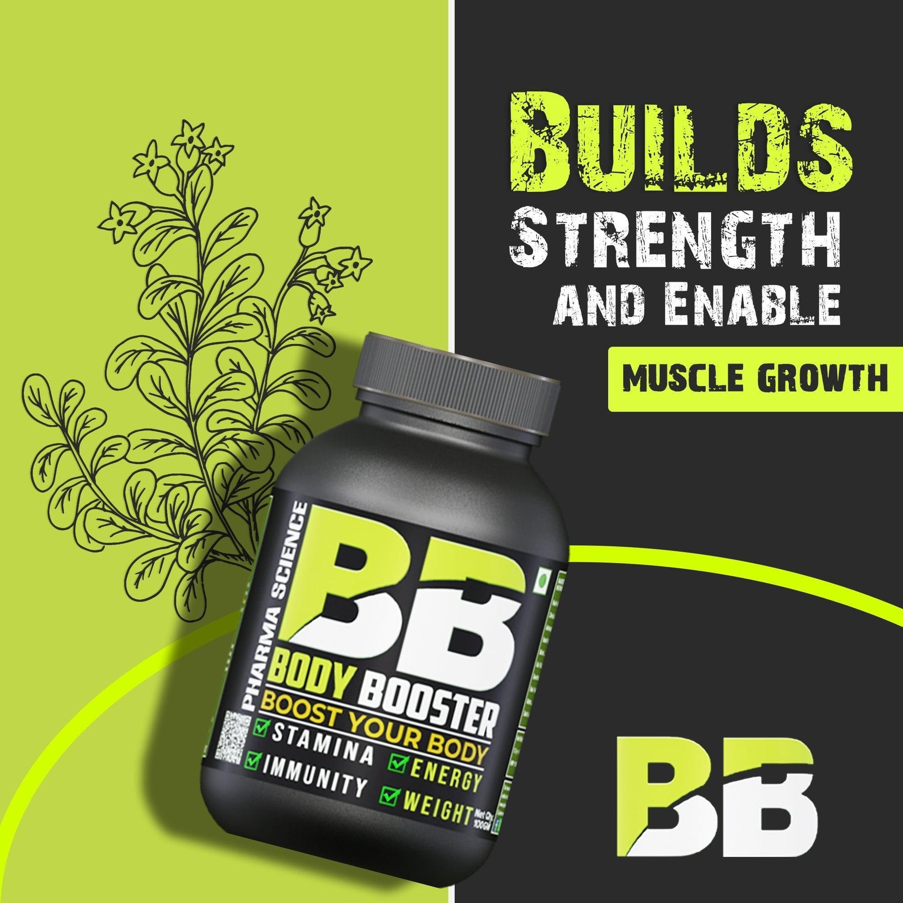 Pharma Science Body Booster for Stamina and Immunity Powder - 100gm Powder