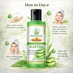 Bhudevam Naturals Khadi Aloe Vera Face Wash – Gentle Daily Cleansing for Soft & Hydrated Skin -  420ML (Pack of 2)
