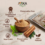 Arka Pure Life Pure Sandalwood Powder – Natural Face Pack for Skin Cleansing, Soothing & Healthy-Looking Skin – 200g