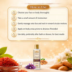 Kayee Ayurveda Almond Saffron Face Moisturizer, Nourishing Daily Facial Cream for Dry & Normal Skin, Helps Moisturize and Improve the Appearance of Dullness & Uneven Skin Tone, Women & Men | 210 ml