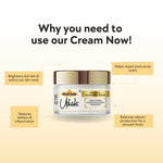 Khadi Essentials Potato & Niacinamide Skin Brightening Face Cream (50g) | For Dark Spots, Pigmentation & Dullness