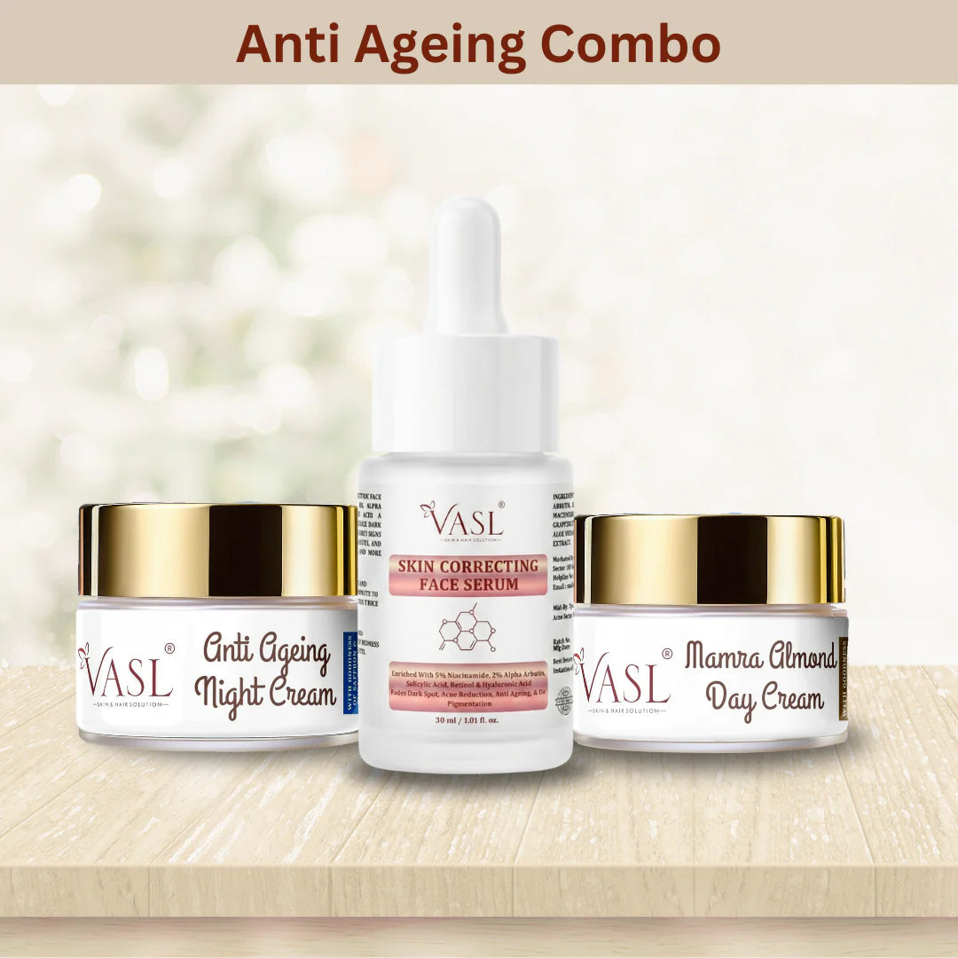 VASL Anti Ageing Combo - Wrinkle Repair & Collagen Boosting Skincare Kit