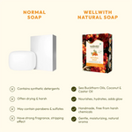 WellWith Sea Buckthorn Natural Soap (100g) (Pack of 3)