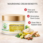 Bhudevam Naturals Khadi Sandal & Olive Face Nourishing Cream with Shea Butter – Deep Hydration Moisturizer for Soft & Glowing Skin- 50GM