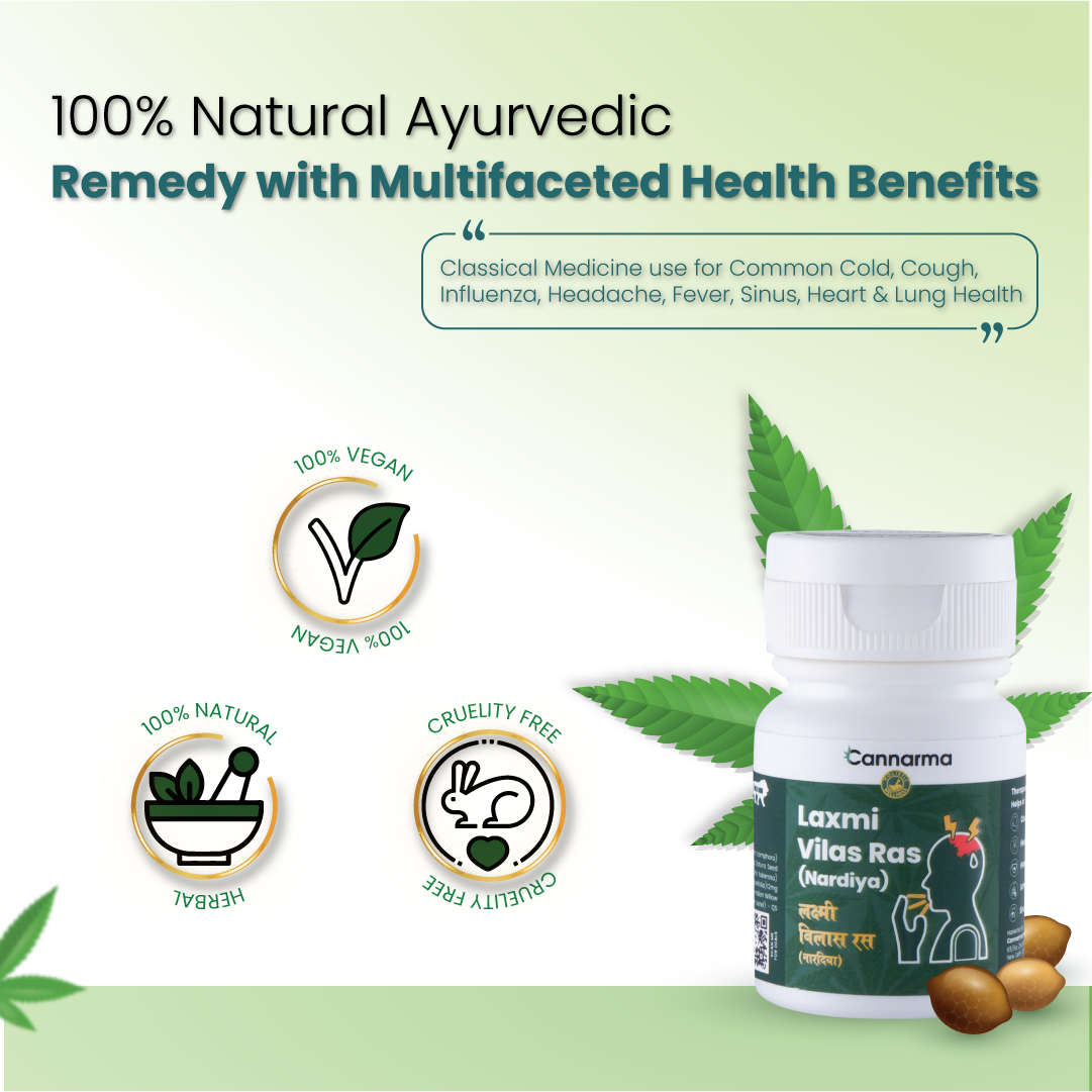 Cannarma Laxmi Vilas Ras (Nardiya) Tablet for Cold, Cough & Headache